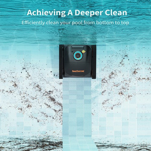 CoasTeering Nebula Cordless Robotic Pool Cleaner, 180min Runtime CoasTeering Nebula Cordless Robotic Pool Cleaner, 180min Runtime